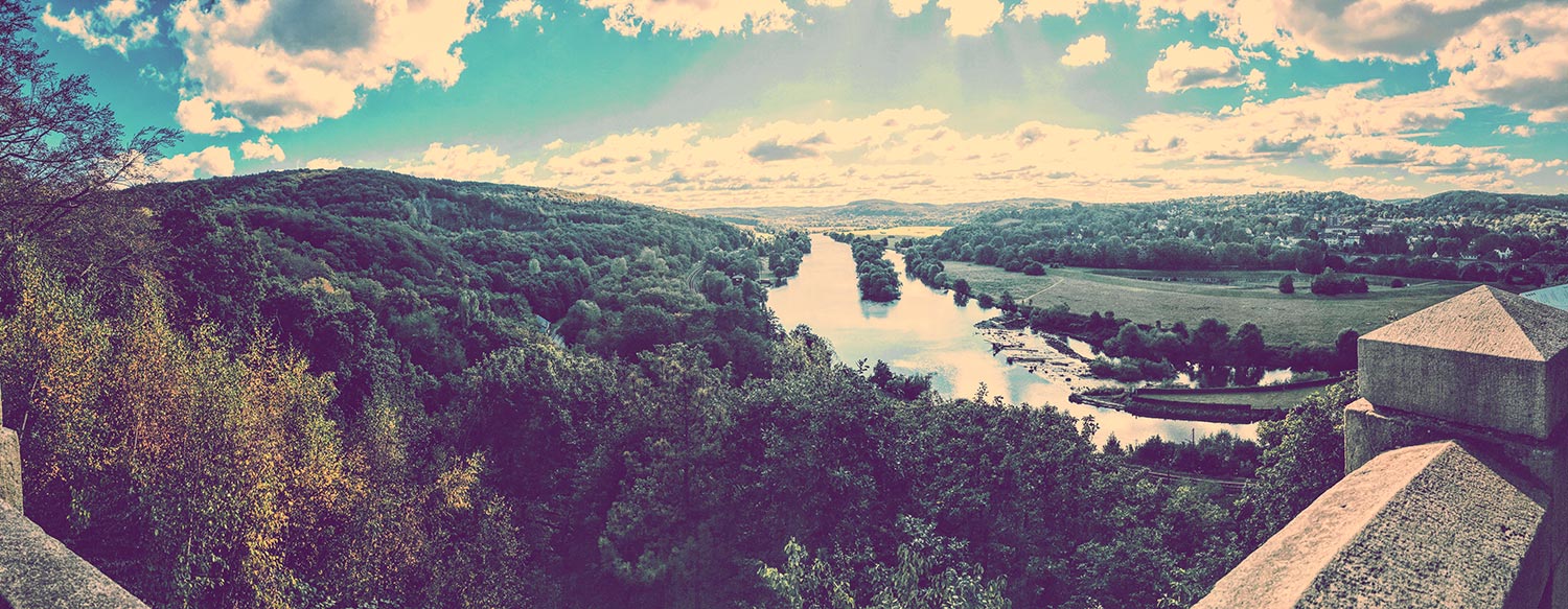Pottleben - Blick vom Hohenstein ins Ruhrtal