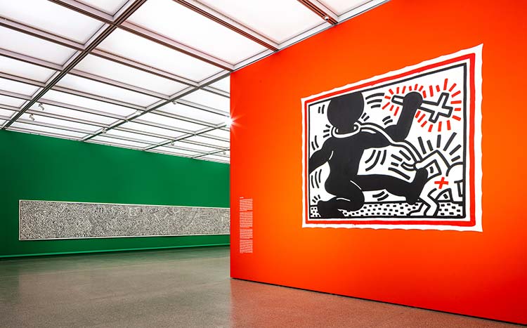 Museum Folkwang Ausstellungsansicht Keith Haring, 2020 Foto: Sebastian Drüen
