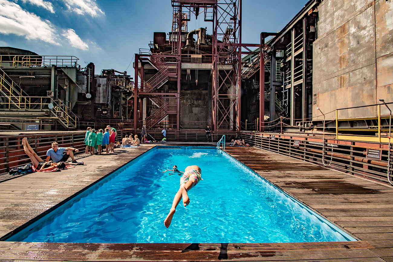 Abtauchen auf Zollverein: Im coolsten Pool des Ruhrgebiets